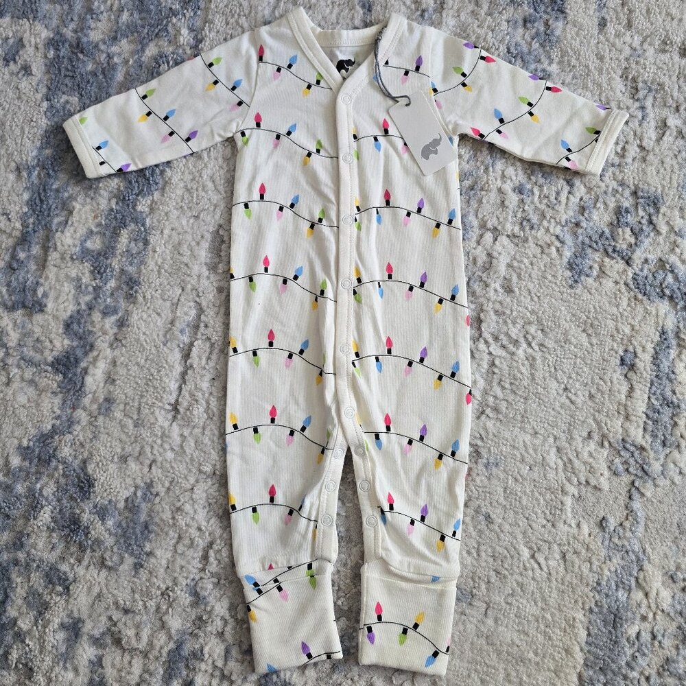NWT Monica + Andy Newborn Christmas Onesie Pajamas